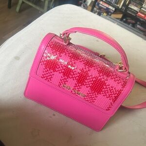 Betsey Johnson Pink Sequin Mini Bag
